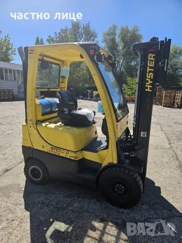 Продавам Мотокар Hyster 2тона , газ  , своб.ход+ изравнител +позиционер, снимка 3 - Индустриална техника - 55964081
