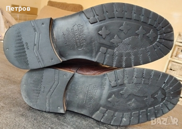 Мъжки винтидж боти от марката Superdry, кожени 42,5 номер, снимка 5 - Мъжки боти - 52963339