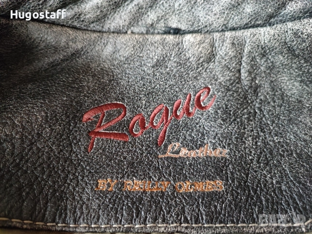 Винтидж Мъжко кожено яке Cafe Racer Rogue Leather  by  Reilly Olmes L/Xl, снимка 7 - Якета - 52686888