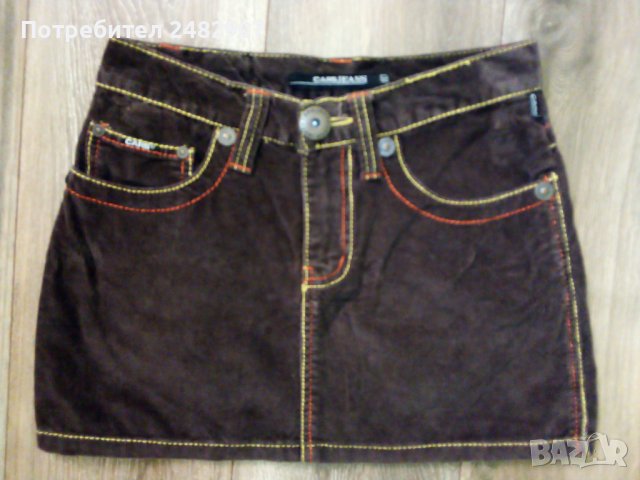 Дамска джинсова пола, снимка 2 - Поли - 39679189