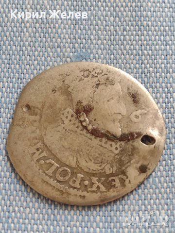 Сребърна монета Орт 1624г. Сигизмунд трети Данциг 13736