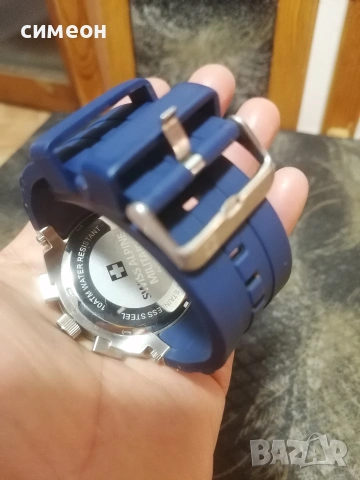 Швейцарски часовник swiss military, снимка 4 - Мъжки - 53979743