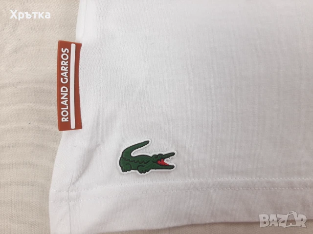 Lacoste Roland Garros - Оригинална мъжка тениска размер XL, снимка 7 - Тениски - 50689630