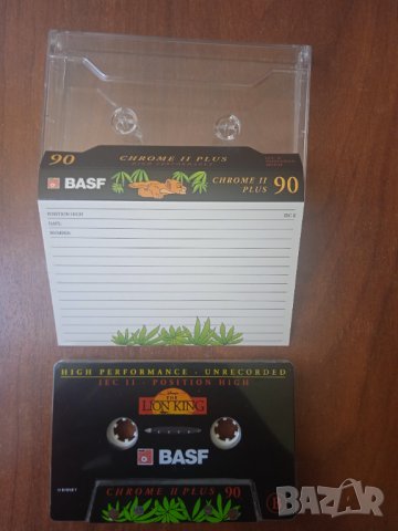 BASF CHROME  - Хромна касета Disney Lion King (Цар Лъв), снимка 2 - Аудио касети - 42894572