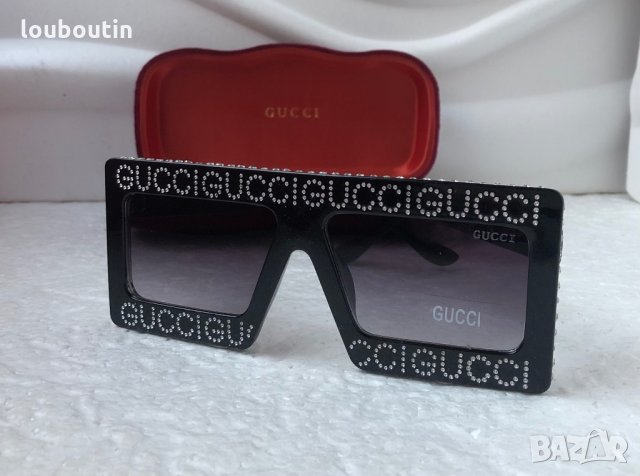Gucci дамски слънчеви очила с камъни маска, снимка 11 - Слънчеви и диоптрични очила - 31091094