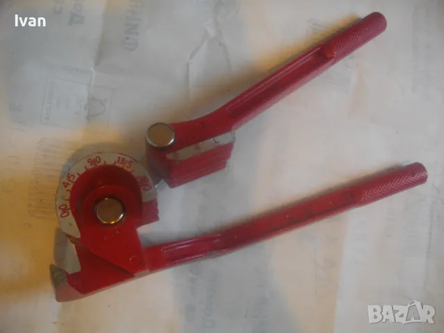 НОВ ТРОЕН РЪЧЕН ТРЪБОГИБ 6мм-8мм-10мм МАСИВЕН УРЕД ЗА ОГЪВАНЕ НА ТРЪБИ РАДИУС 25мм 0-180 ГРАДУСА, снимка 4 - Други инструменти - 50350854