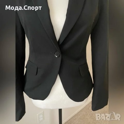 Express Design Studio Blazer Офис Блейзър Работно Вталено Бизнес Сако (S-M), снимка 4 - Сака - 38738815