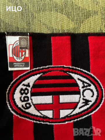 Футболен шал на  Ac Milan, снимка 4 - Шалове - 52378764