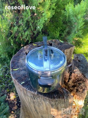 AETERNUM ITALY / Италия качествена тенджера под налягане 5 литра - вариант 2, снимка 2 - Съдове за готвене - 34526979