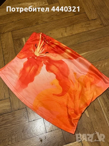 Дамски топ/бюстие на цветя 