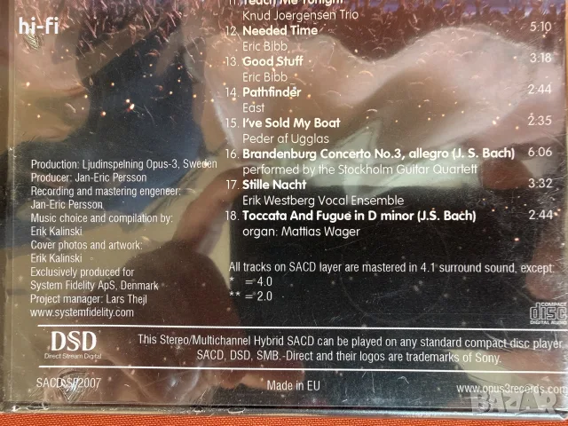 System Fidelity Audiophile Test Sampler SACD Disc, снимка 4 - Други - 56074021