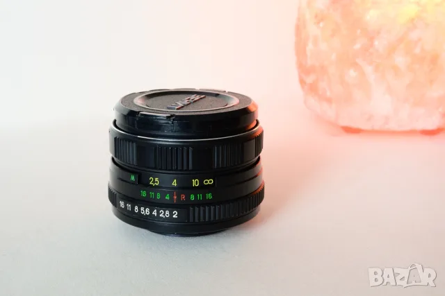 Обектив Helios-44M-6 58mm f/2 M42 резба + адаптер към fuji x