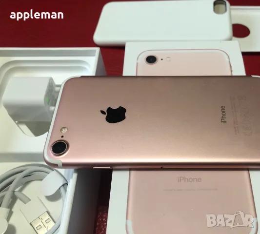 Apple iPhone 7 128Gb Rose gold Фабрично отключен, снимка 4 - Apple iPhone - 48799242