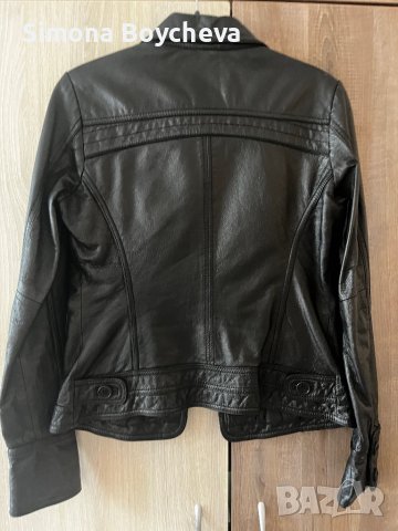 Дамско кожено яке, снимка 2 - Якета - 42860799