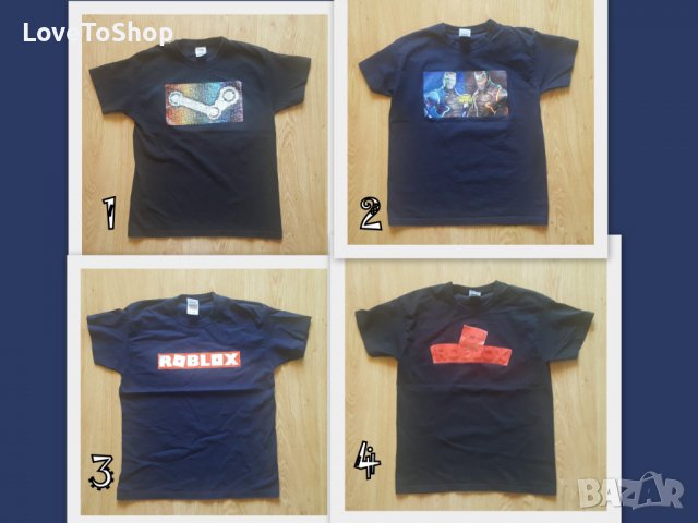 STEAM FORTNITE фортнайт 140 см 9-11 г. тениска блуза къс ръкав