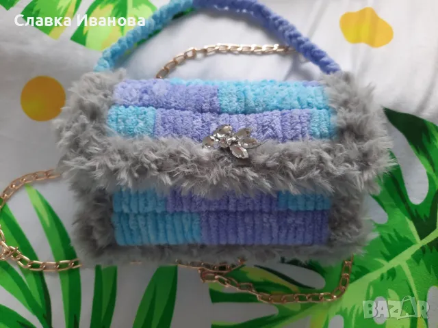 Плетена Дамска чанта, снимка 4 - Чанти - 47730666