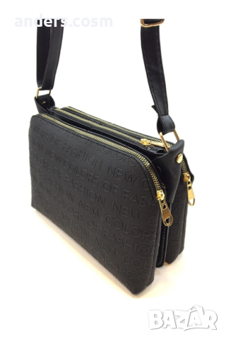 Елегантна дамска чанта с дълга дръжка за рамо, снимка 5 - Чанти - 44812325