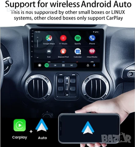 Безжичен CarPlay адаптер за автомобилно радио, снимка 2 - Други - 51122862