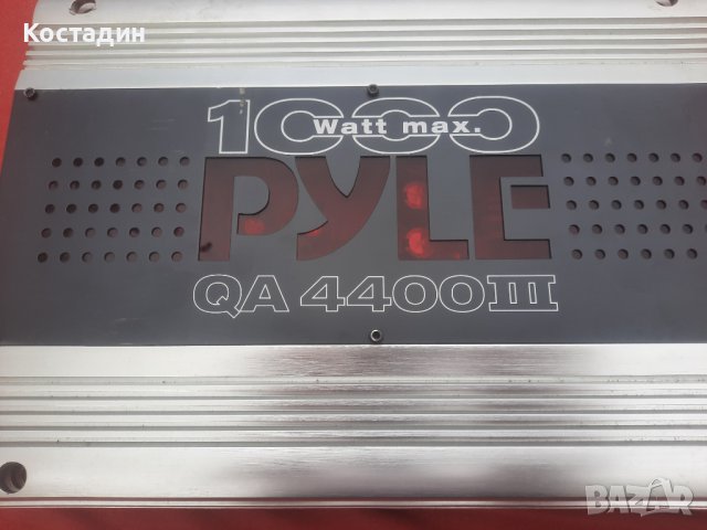 Авто усилвател PYLE QA 4400 III 1000WATT, снимка 2 - Аксесоари и консумативи - 42763254