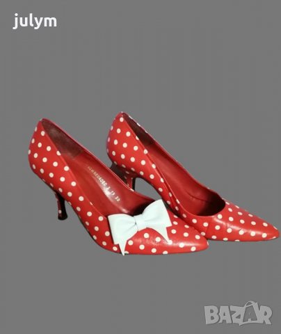Испански дамски обувки red dot естествена кожа, снимка 5 - Дамски елегантни обувки - 34372065