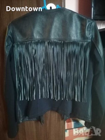 IMPERIAL естествена кожа яке с ресни, снимка 5 - Якета - 31166400