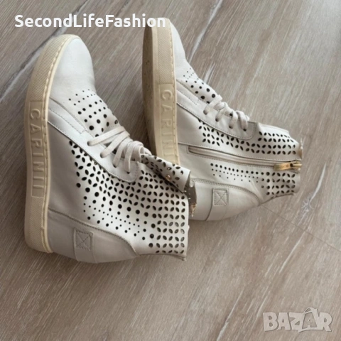 Carinii дамски обувки със скрита платформа естествена кожа 37 номер, снимка 8 - Дамски ежедневни обувки - 54174671