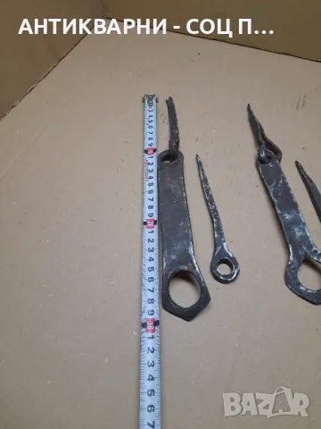 Соц Стари Ръчно Ковани Резета За Врати Порти., снимка 10 - Антикварни и старинни предмети - 48272726