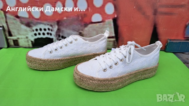 Английски дамски еспадрили, снимка 6 - Дамски ежедневни обувки - 53884978