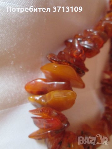 Колие масивен необработен балтийски кехлибар, снимка 3 - Колиета, медальони, синджири - 42456601