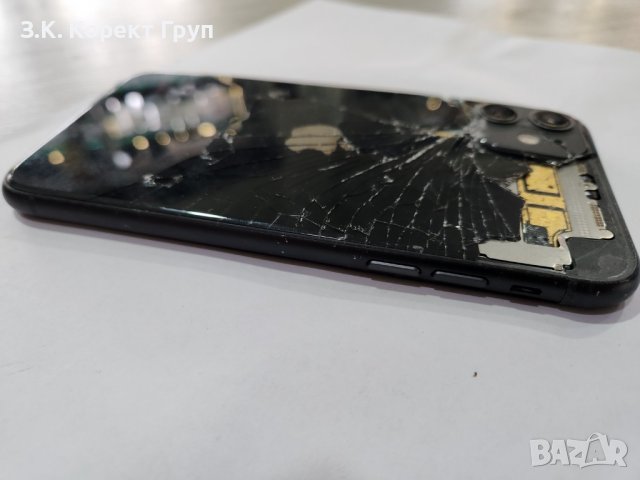 Apple iPhone 11 128GB с пукнат гръб, снимка 8 - Apple iPhone - 40541877
