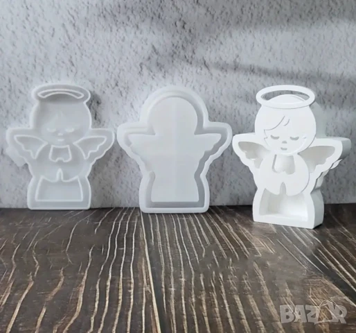 Молд ангел за свещници две части , снимка 2 - Форми - 51290780