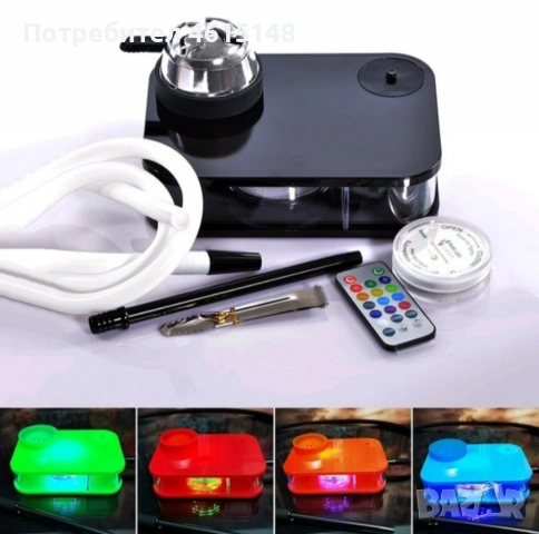 Акрилен уред с дистанционно управление LED кутия, снимка 3 - Други стоки за дома - 51985261