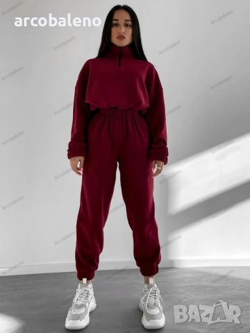 Дамски ежедневен комплект суичър от две части, 5цвята , снимка 2 - Комплекти - 42926368