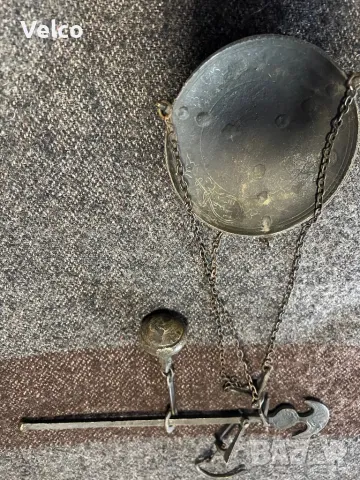 старо бронзово кантарче , снимка 4 - Антикварни и старинни предмети - 49968492