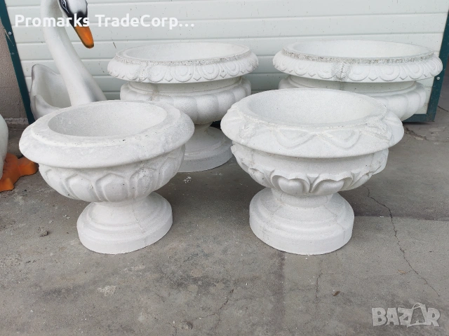 Саксии и Кашпи от вибробетон! Нови модели! ПРОМО 