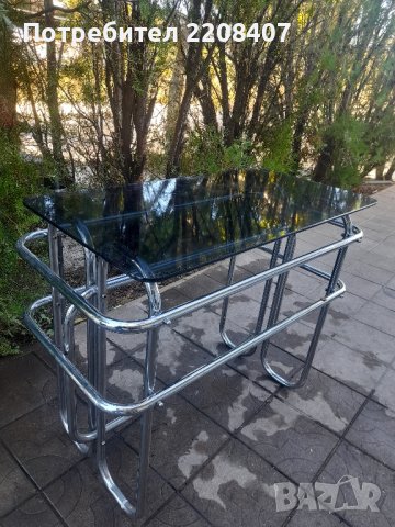 стъклено бюро маса, снимка 2 - Друго търговско оборудване - 42881991