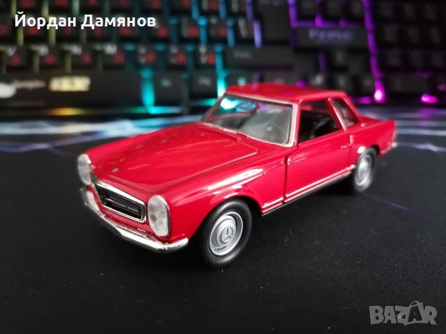 Мерцедес 230 SL '63 в мащаб 1:34, снимка 1 - Колекции - 44336161