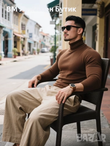 ✨ МЪЖКИ ЛУКСОЗЕН ПУЛОВЕР – СТИЛЪТ, КОЙТО ТЕ ОТЛИЧАВА ✨, снимка 2 - Пуловери - 52678611