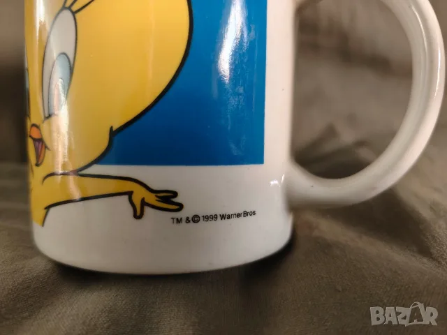 Продавам колекционерска чаша Туити Vintage Tweety Bird Warner Brothers 1999, снимка 8 - Антикварни и старинни предмети - 55709944