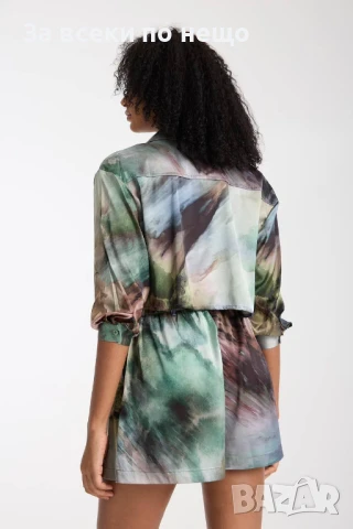 Miu Miu Дамски Сатенен Летен Комплект🔝Дамски Къс Екип Сатен Миу Миу Код A644, снимка 2 - Комплекти - 50592698