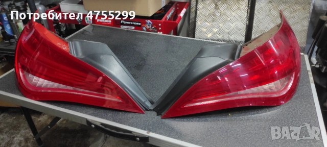 Стопове за Mercedes CLA /2014г/с ЧЕРВЕНИ мигачи