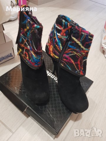 Стилни боти Tendenz , снимка 2 - Дамски обувки на ток - 34387932