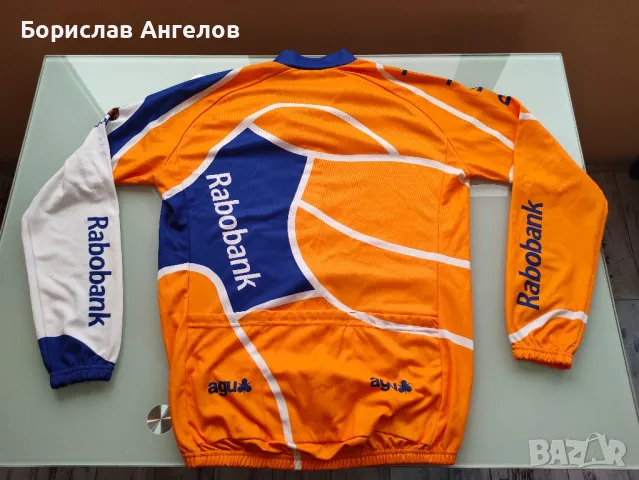 Rabobank - Мъжка колоездачна блуза с дълъг ръкав + подарък блуза в къс ръкав. , снимка 6 - Спортна екипировка - 47261274