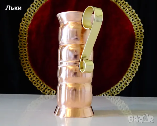 Медна чаша за вино,свръх масивна 320 гр. , снимка 3 - Антикварни и старинни предмети - 50276242