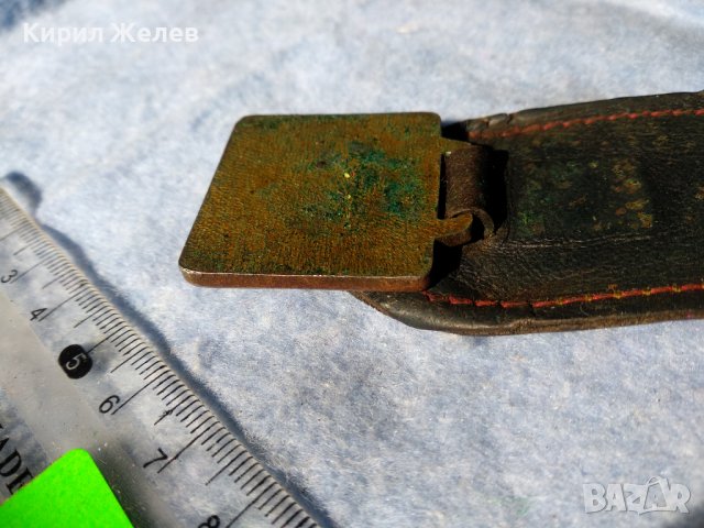 СТАР МНОГО КРАСИВ КОЛЕКЦИОНЕРСКИ ЕРОТИКА КЛЮЧОДЪРЖАТЕЛ СТОМАНА и ЕСТЕСТВЕНА КОЖА РЯДЪК 35312, снимка 10 - Колекции - 39811449