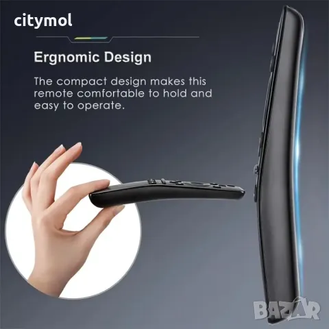 Универсално дистанционно управление за SMART TV Samsung, Netflix, Prime, снимка 4 - Части и Платки - 48298706