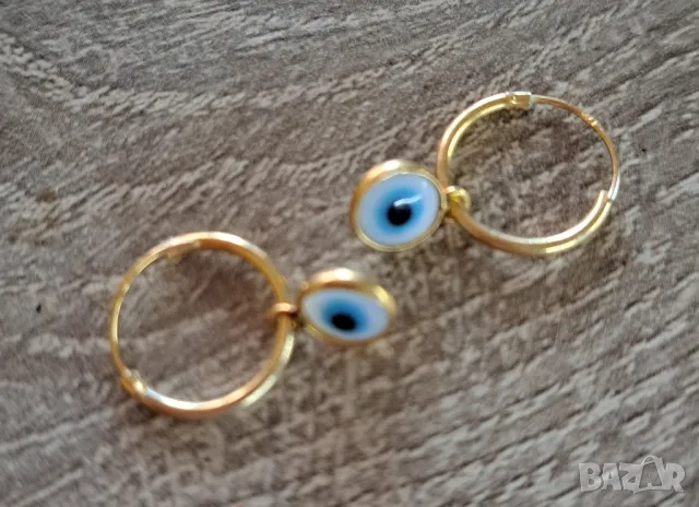 Халки, сребро 925, златно покритие