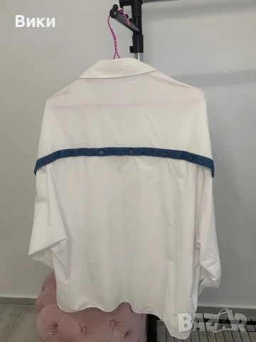 Дамска риза овърсайз наметка , снимка 8 - Ризи - 51036288