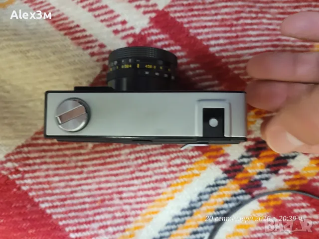 съветски ретро аналогов фотоапарат „Вилия“ (VILIA) с обектив Triplet 69-3 f/4.0 40mm, , снимка 8 - Фотоапарати - 56217194