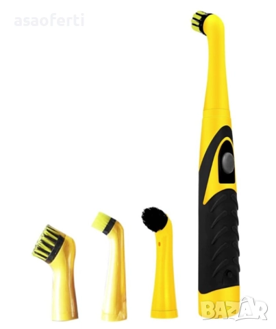 ✨ Комплект "Clean It" – Електрическа Четка за Почистване с 4 Сменяеми Глави (Без Кабели), снимка 8 - Други - 52791769